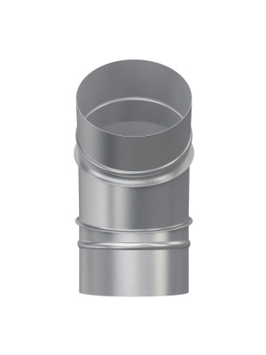 Отвод OTG D125 45° оцинк.сталь ERA PRO