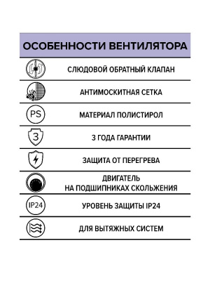Вентилятор накладной C D125 сетка обр.клапан AURAMAX