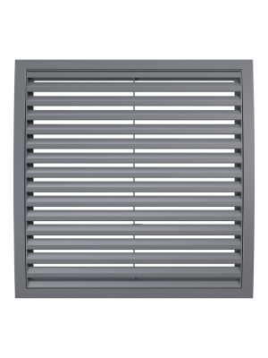 Решетка вентиляционная РРН разъемная 350х350 ASA Gray ERA
