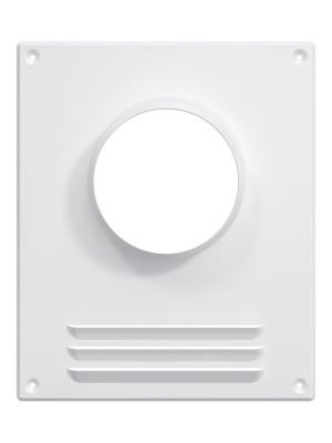 Площадка торцевая ПТМР фланец D80 решетка 196х236 окраш.сталь ERA