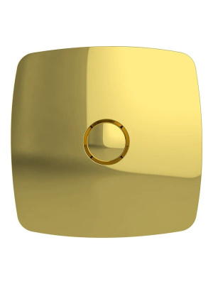 Вентилятор накладной RIO D100 обр.клапан Gold DICITI