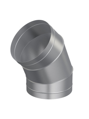 Отвод OTG D400 45° оцинк.сталь ERA PRO