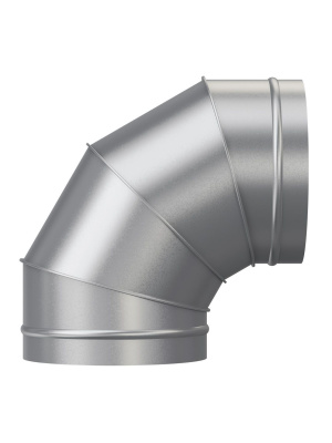 Отвод OTG D160 90° оцинк.сталь ERA PRO