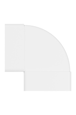 Колено КВП 90х220 вертикальное пластик ERA