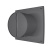 Вентилятор накладной AURA D100 обр.клапан Dark gray metal DICITI Вентилятор накладной AURA D100 обр.клапан Dark gray metal DICITI