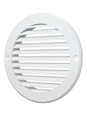 Решетка вентиляционная ARK фланец D125 D161 пластик AURAMAX